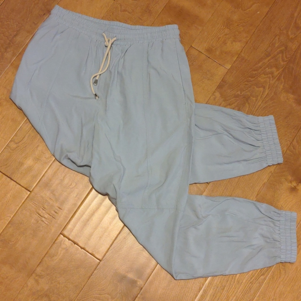 Zara Women's Trousers/Joggers Pale Blue